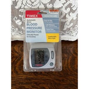 Timex NIP Healthcare Automatic Wrist Blood Pressure Monitor 80201 Gray New